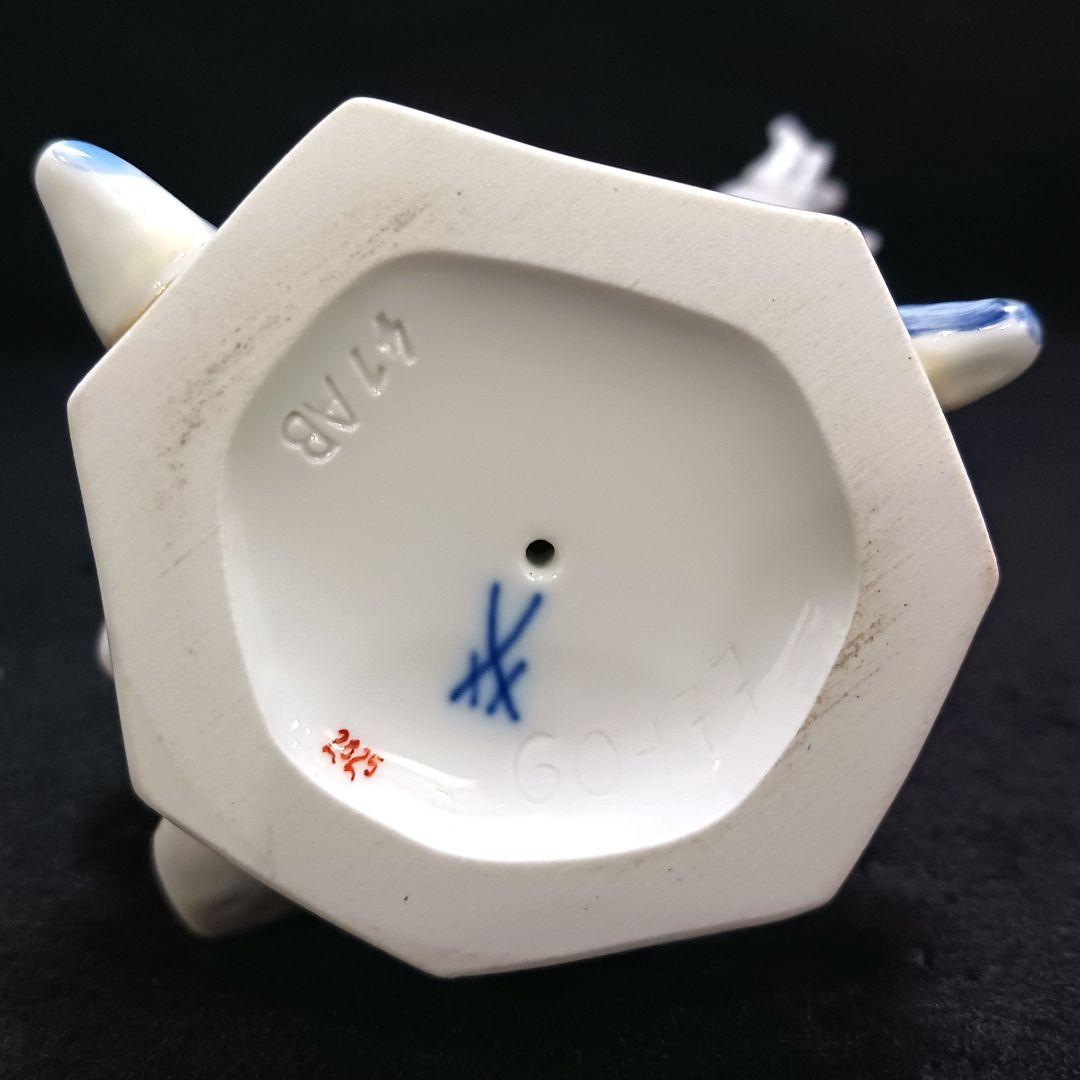 Y2830 マイセン ペーター・シュトラング作 音楽動物シリーズ 人形　ten