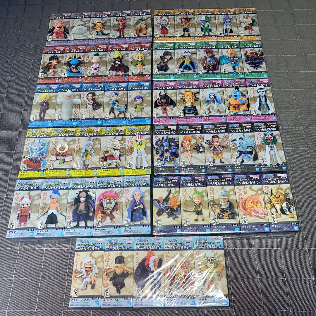 ワンピース ワールドコレクタブルフィギュア ワノ国鬼ヶ島編 全55種