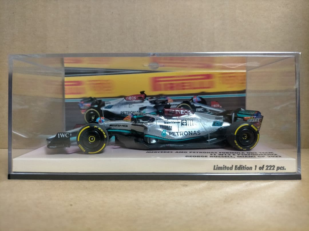 PMA 1/43 メルセデス F1 W13 ラッセル 2022 マイアミ