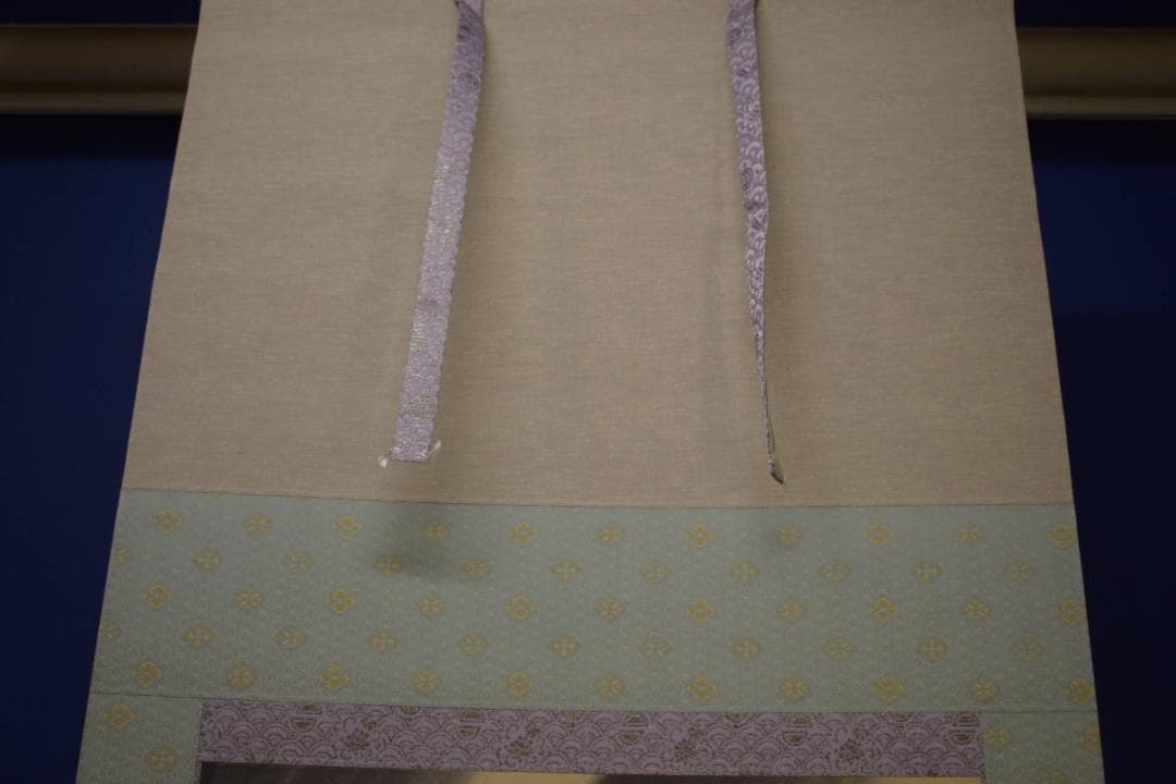 真作/斎藤翠紅/涼風/紅葉に小禽図/桐共箱付/布袋屋掛軸HI-925