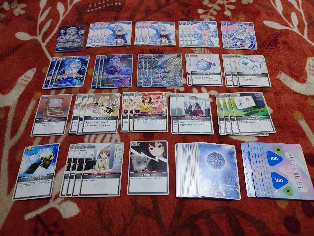 ホロライブカードゲーム　雪花ラミィ　単デッキ　ホロライブ　ホロカ