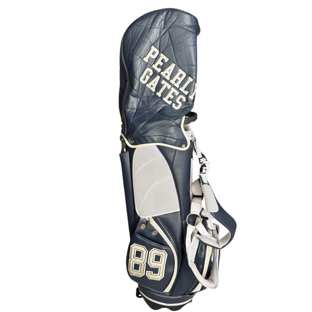 パーリーゲイツ キャディバッグ ネイビー 軽量 2WAY 希少 123-33