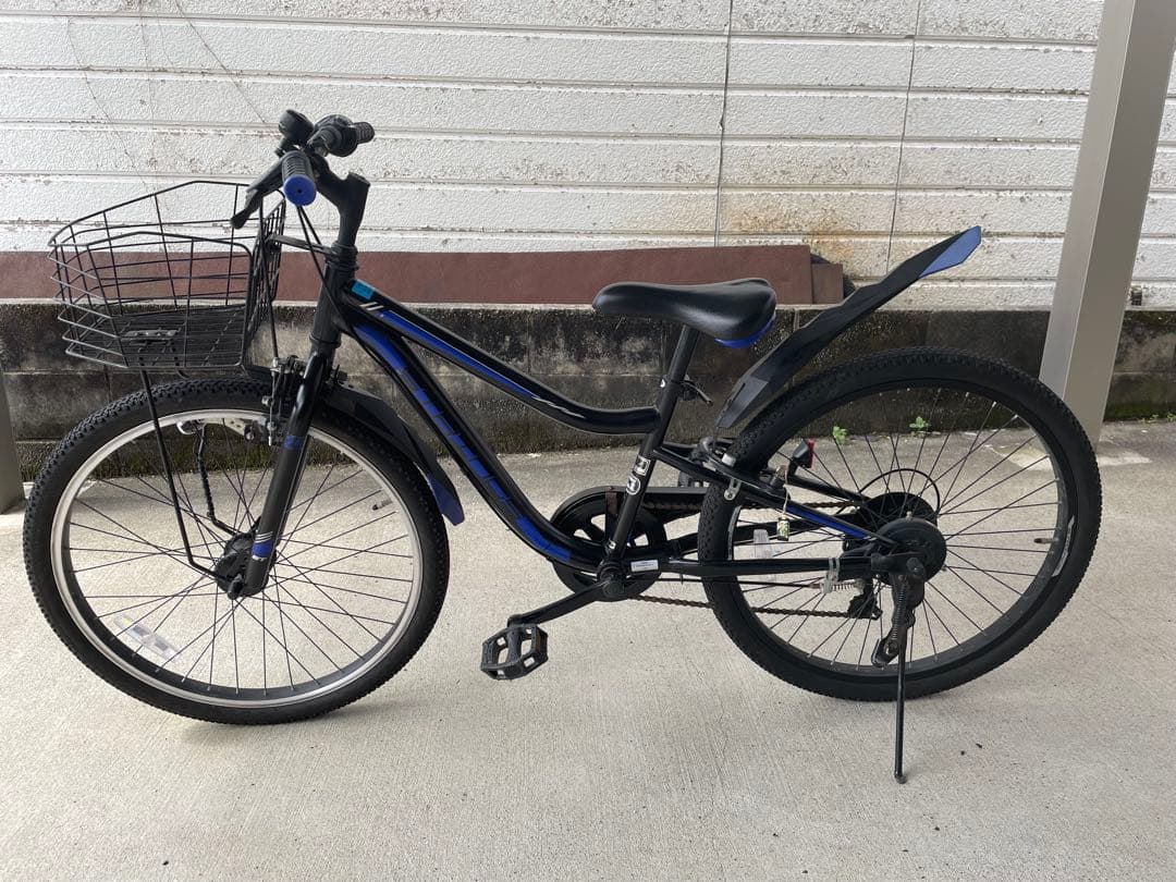 【直接引渡希望】キッズ　自転車　24インチ　6速ギア　オートライト