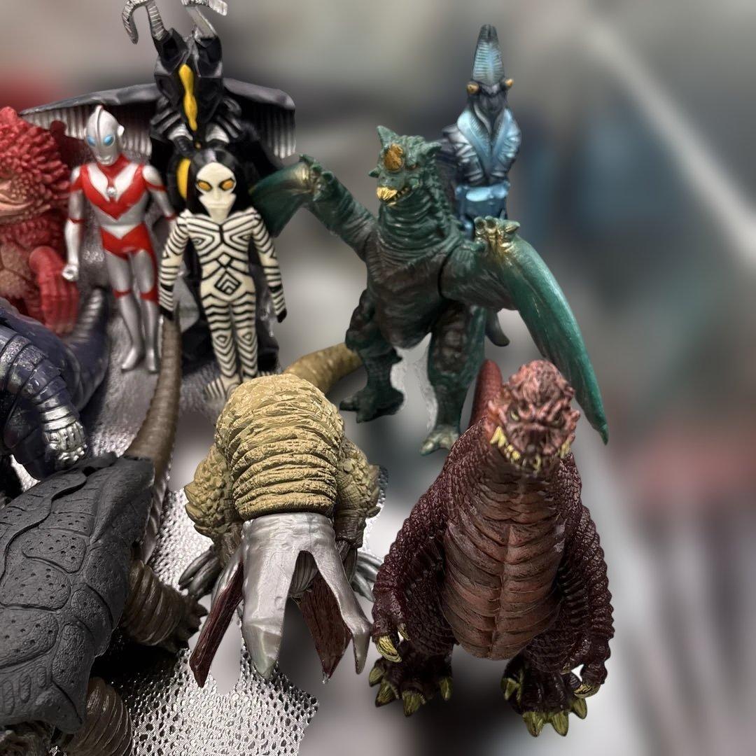 ウルトラマンパワード・シリーズ 怪獣・宇宙人フィギュア 11体セット