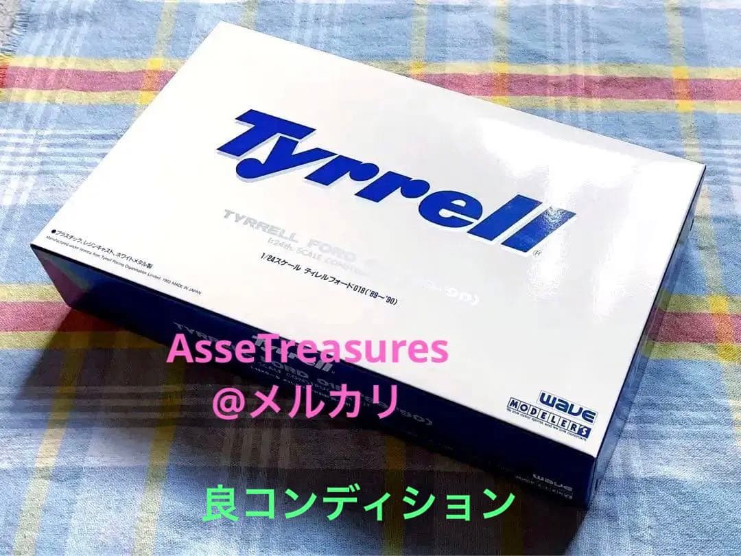 良状態 当時モノ WAVE/モデラーズ 1/24 ティレル・フォード 018