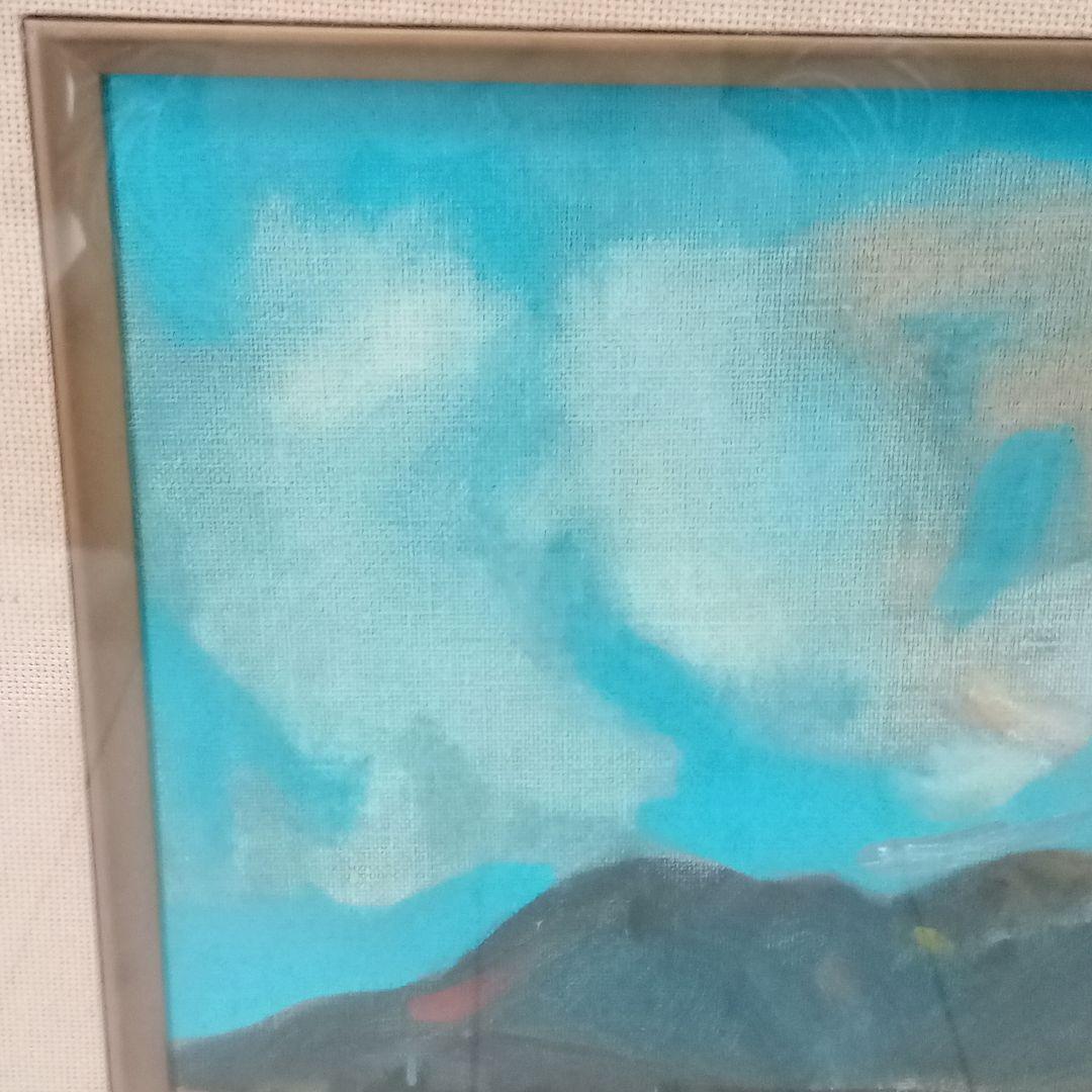 【真作】宮木薫（国画会）「雲立ちぬ」 4号