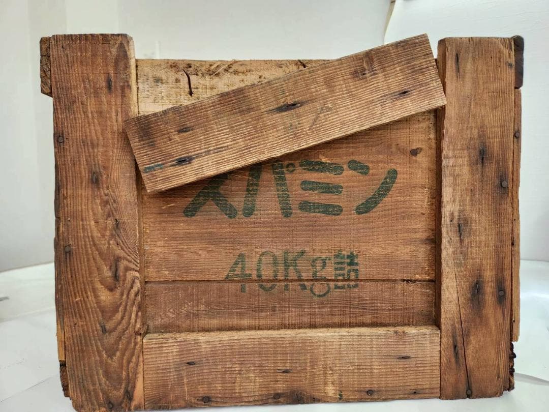 【古道具／木製アンティーク箱】