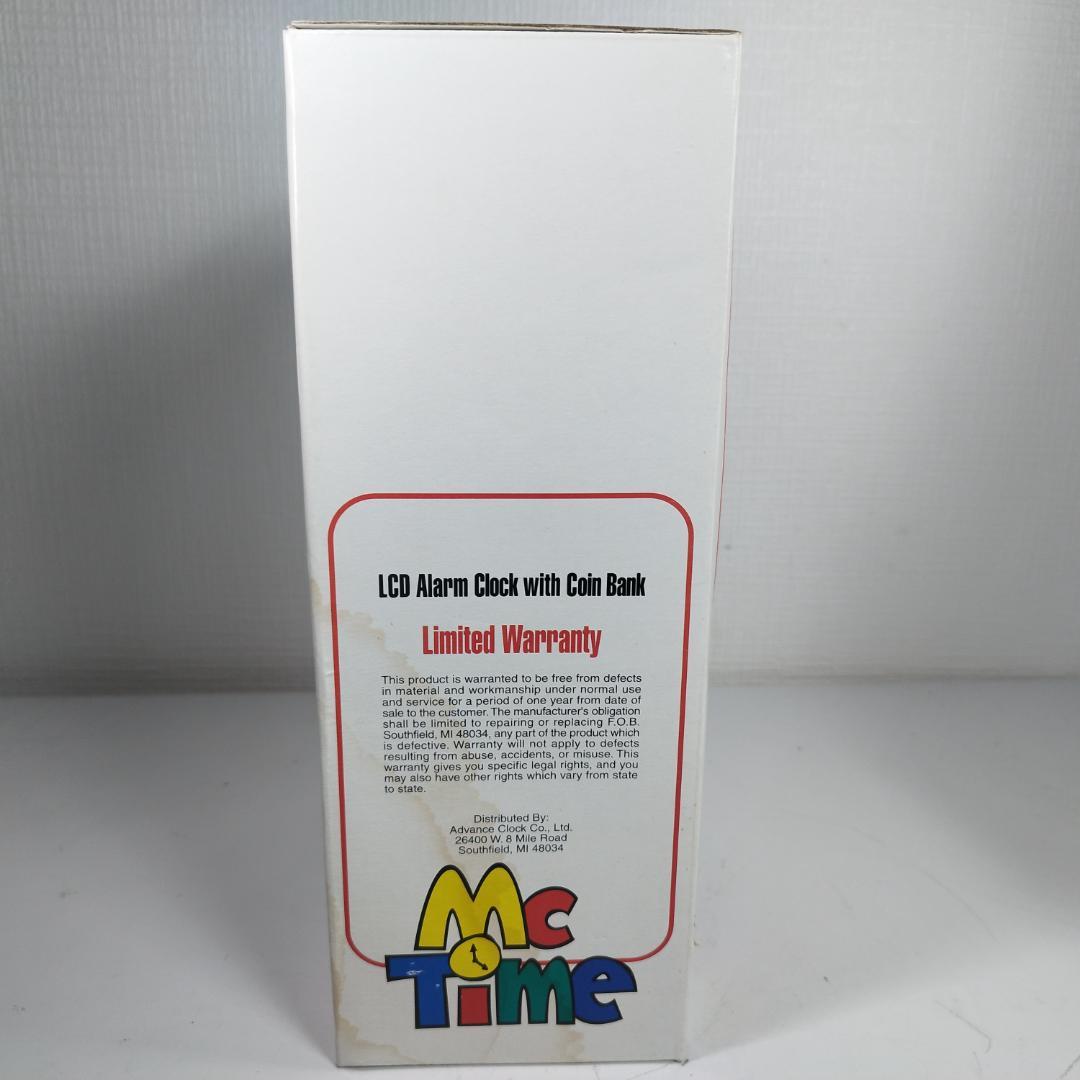 マクドナルド MCタイム 貯金箱 時計 ハッピーミール アメトイ マッ IAZA