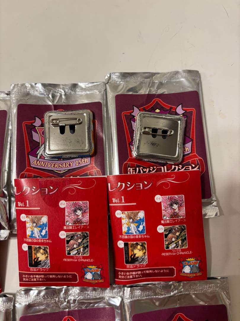 CLAMP ANNIVERSARY 15th 缶バッジコレクション