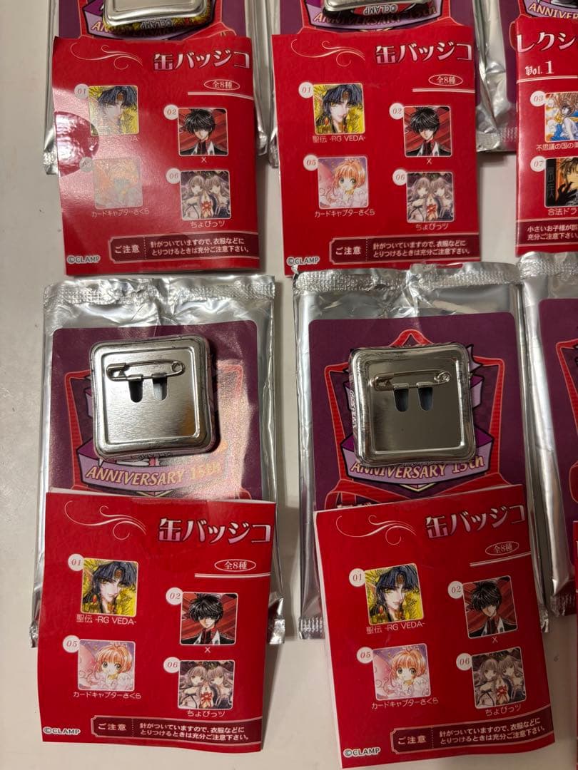 CLAMP ANNIVERSARY 15th 缶バッジコレクション