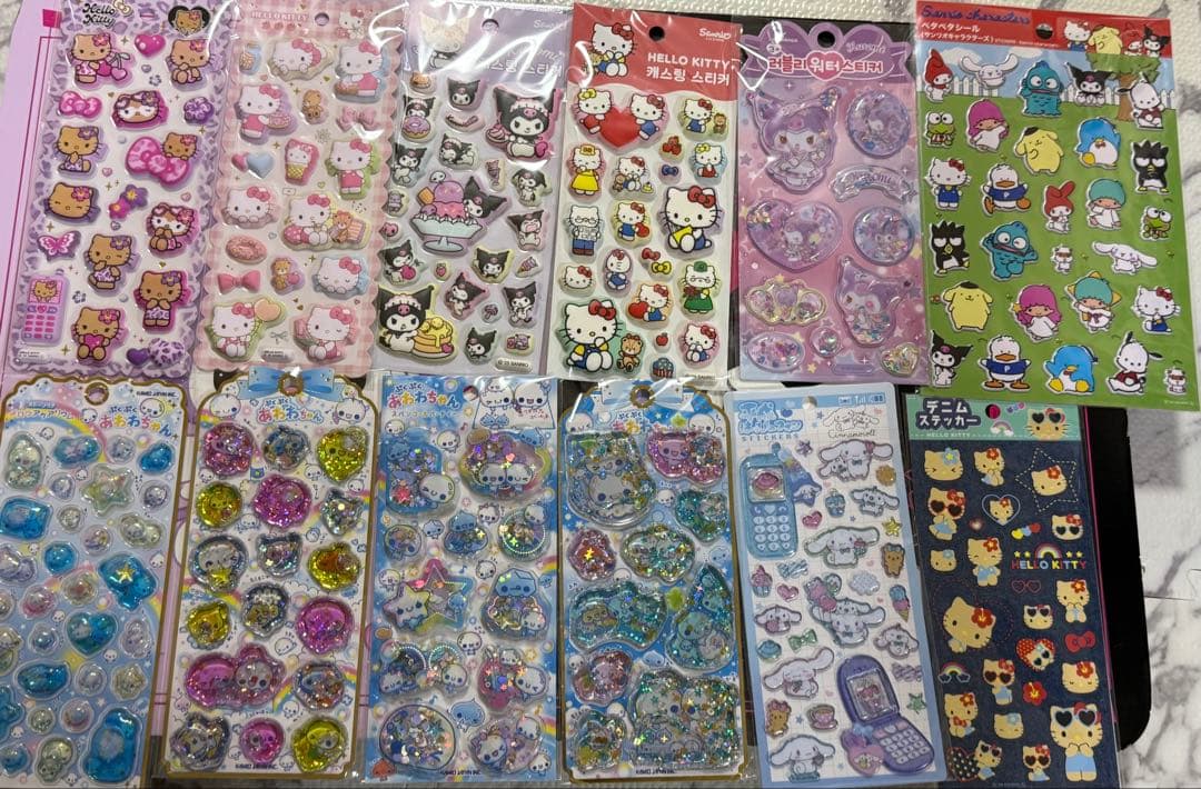 サンリオ第2弾ボンボンドロップ 他シールセット売り24枚