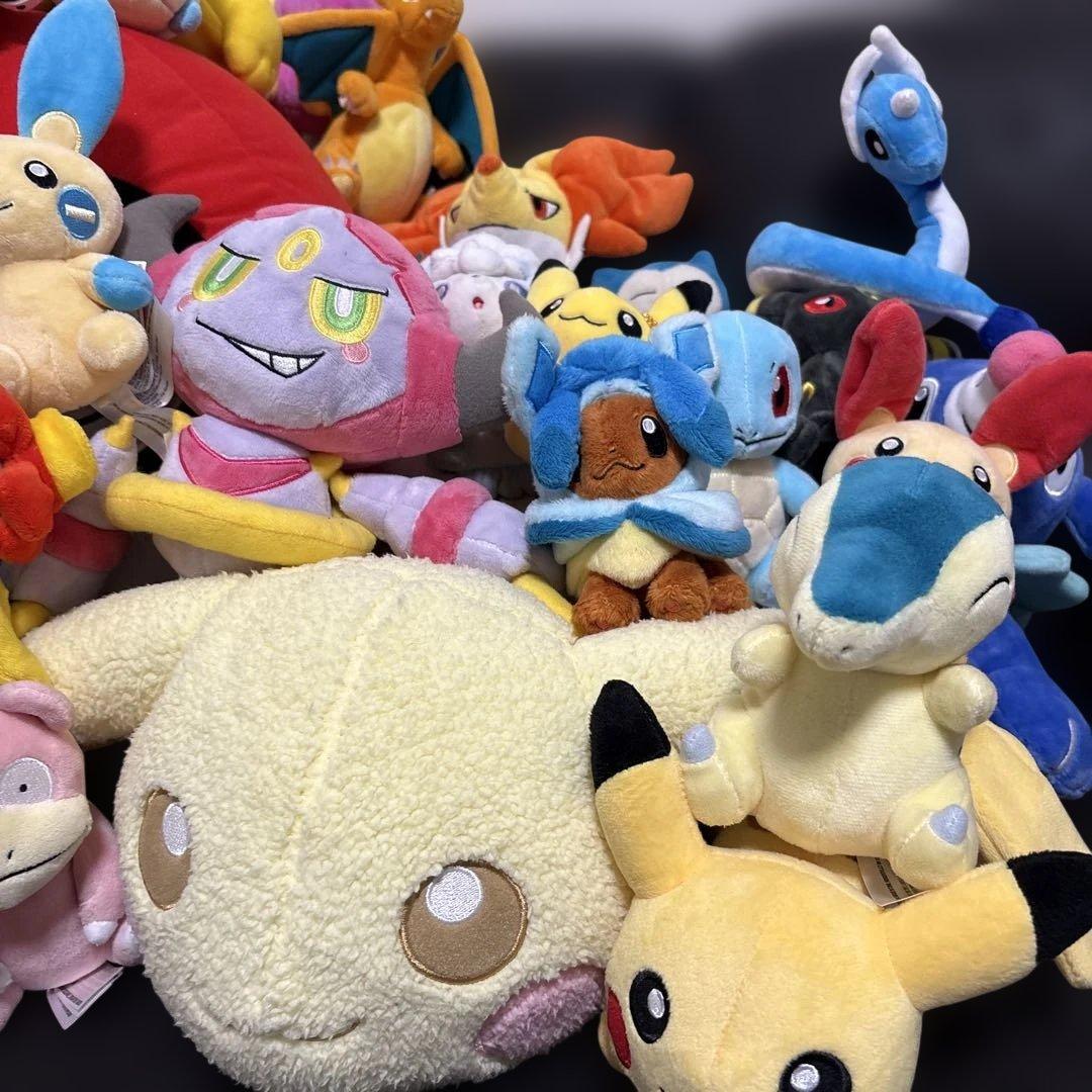 ポケセン　ぬいぐるみ　まとめ売り　全ポケモンセンター　レア多数　大量130サイズ