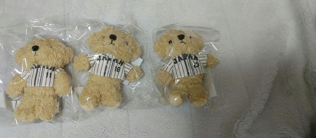 侍ジャパン 大谷翔平 ダルビッシュ有　ヌートバー ベアキー チェーン ぬいぐるみ