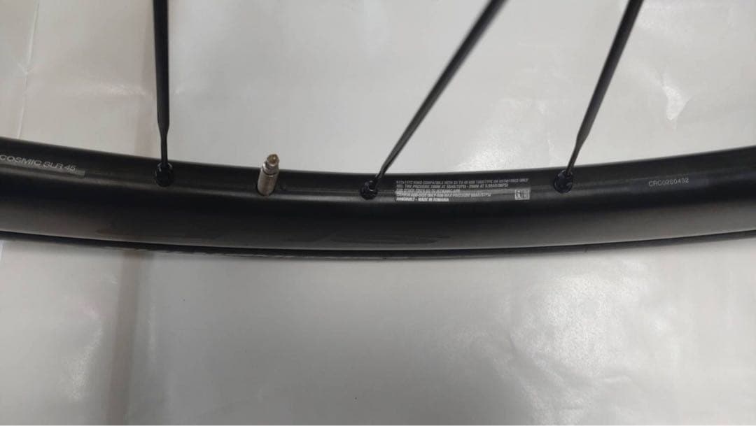走行少美品_MAVIC COSMIC-SLR45-DISC マビックコスミック