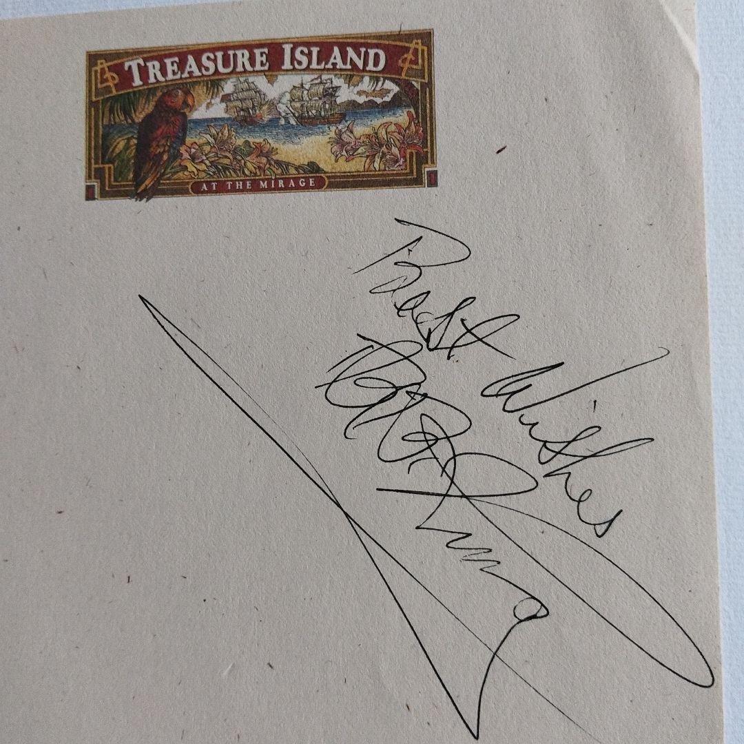 今は亡き伝説のブルースミュージシャンBBキングの自筆サイン色紙