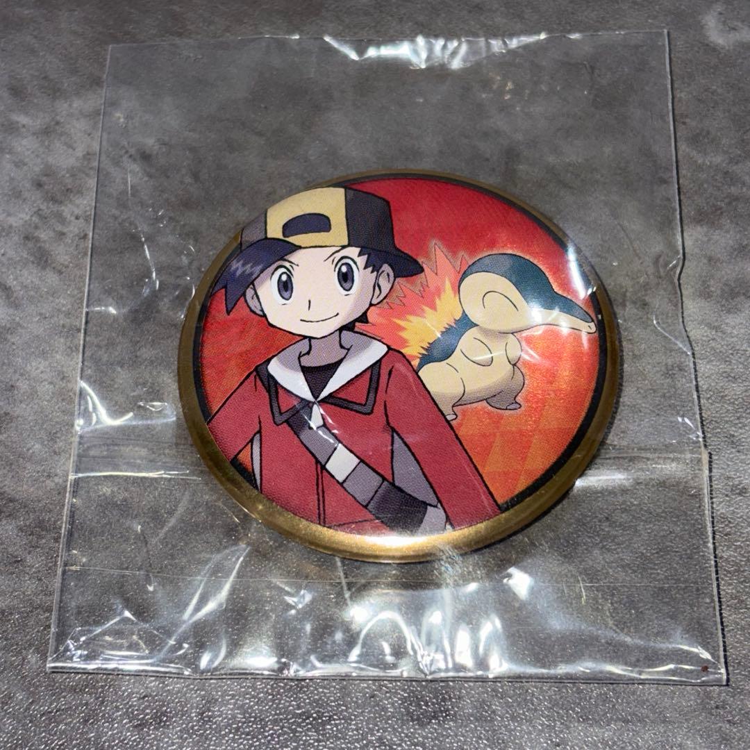 ポケットモンスター　希少　缶バッジコレクション　ジョウト編　ヒビキ　ヒノアラシ