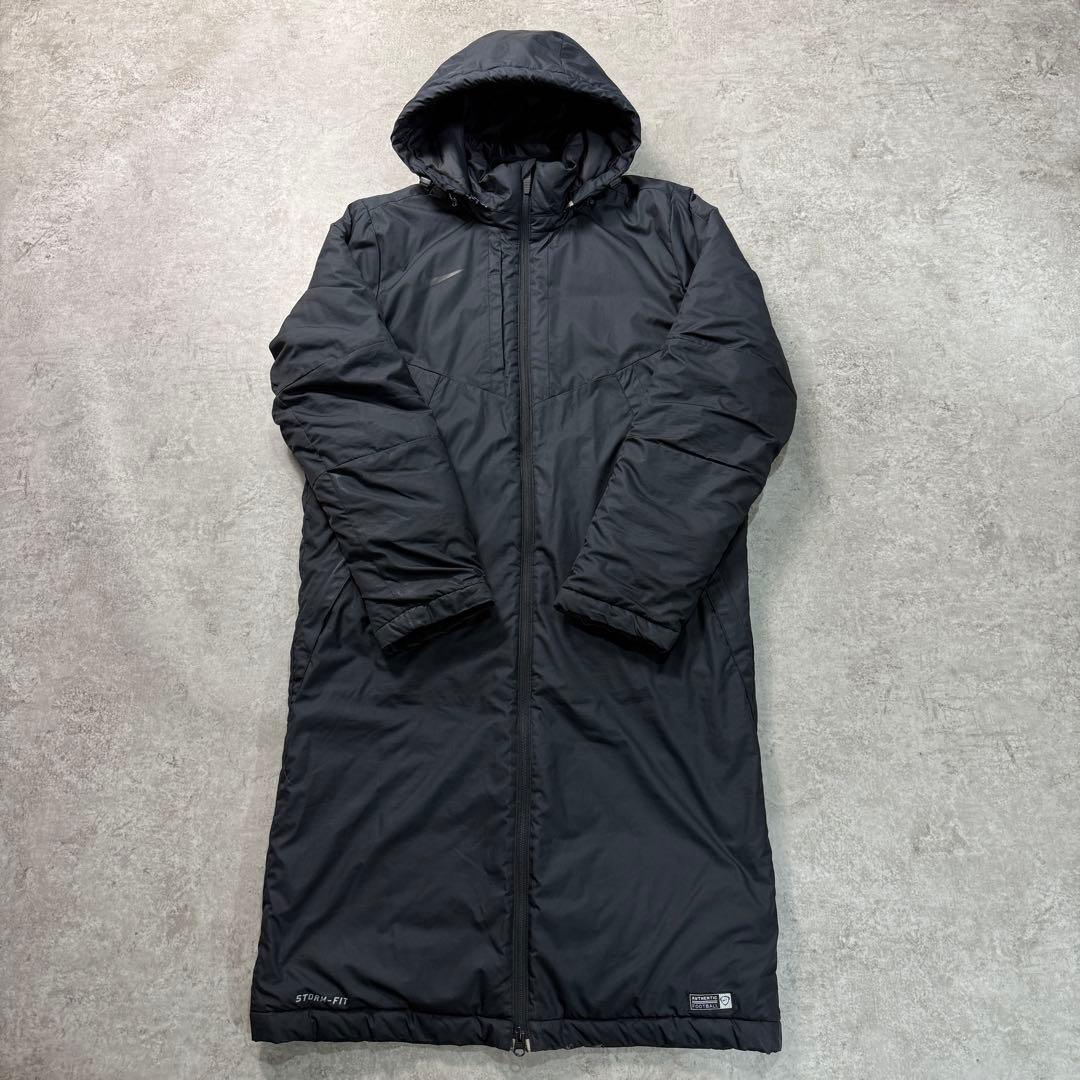 完売品■NIKE ナイキ【M】ベンチコート スポーツ観戦 サッカー ブラック