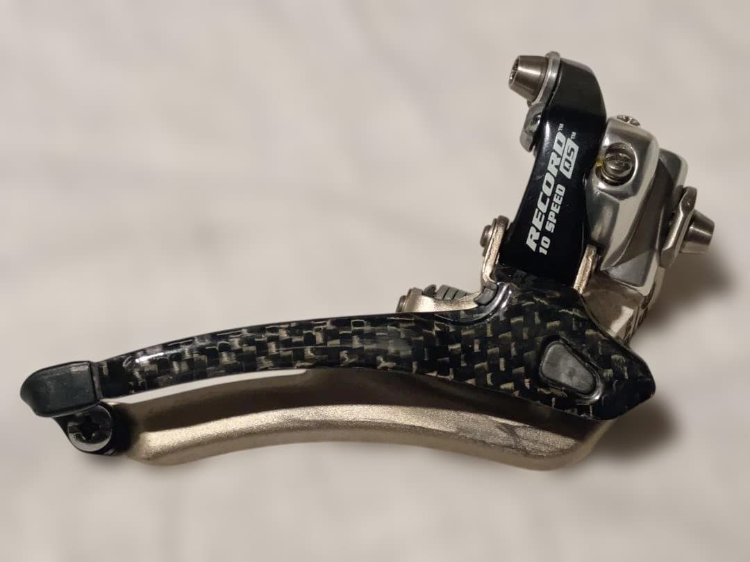 カンパニョーロ RECORD 10速 FD QS 直付 カーボン/チタン