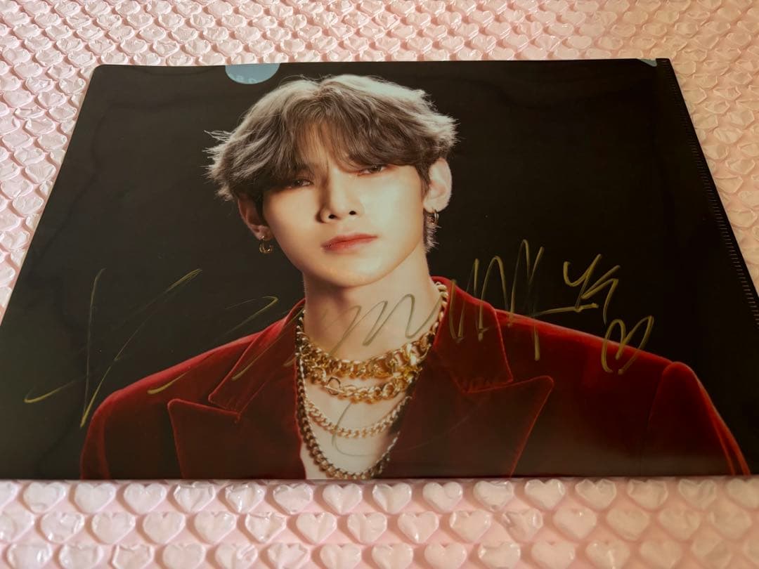 ateez アチズ　ヨサン　2019年　リリイベ　サイン入り　クリアファイル