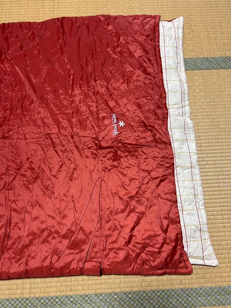 【美品】スノーピーク セパレートシュラフ オフトンワイド BD-103