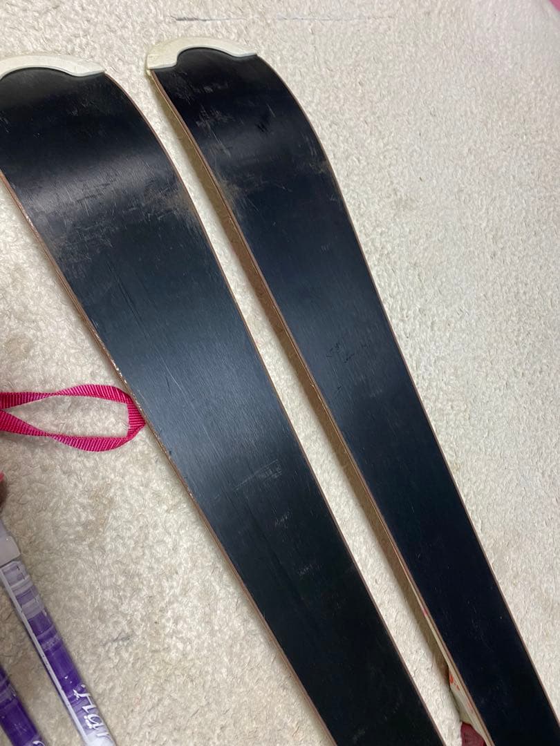 ダイナスター 140cm ブーツ23cm ストック調整式スキーセット 中古