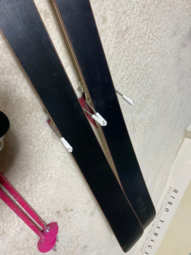 ダイナスター 140cm ブーツ23cm ストック調整式スキーセット 中古