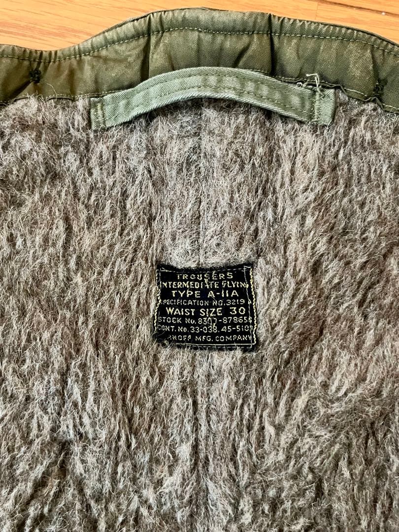 40's US.ARMY 航空隊 A11-A フライト パンツ W30 B-15