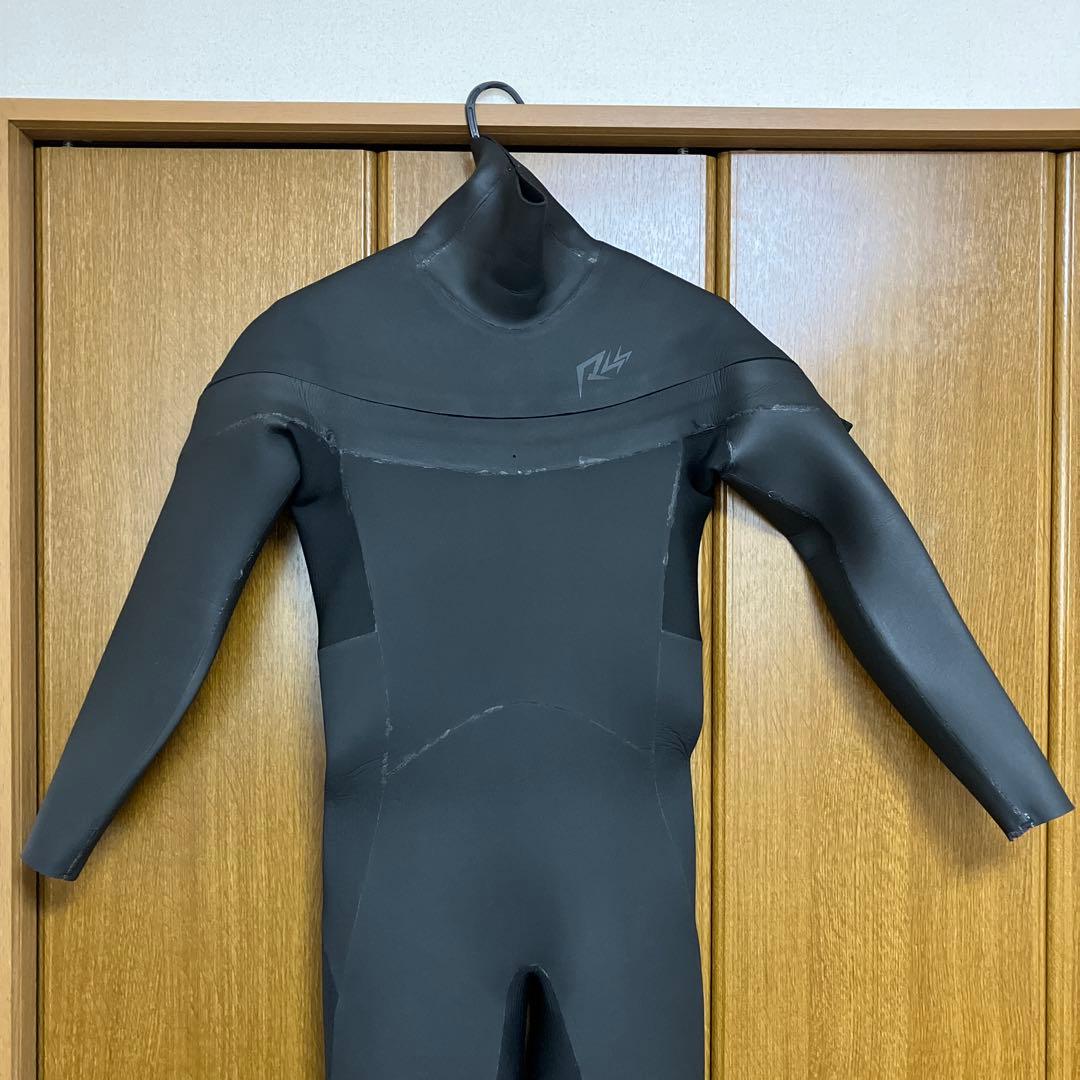 〔裏起毛5×3mm〕セミドライスーツ ブラック　Lサイズ