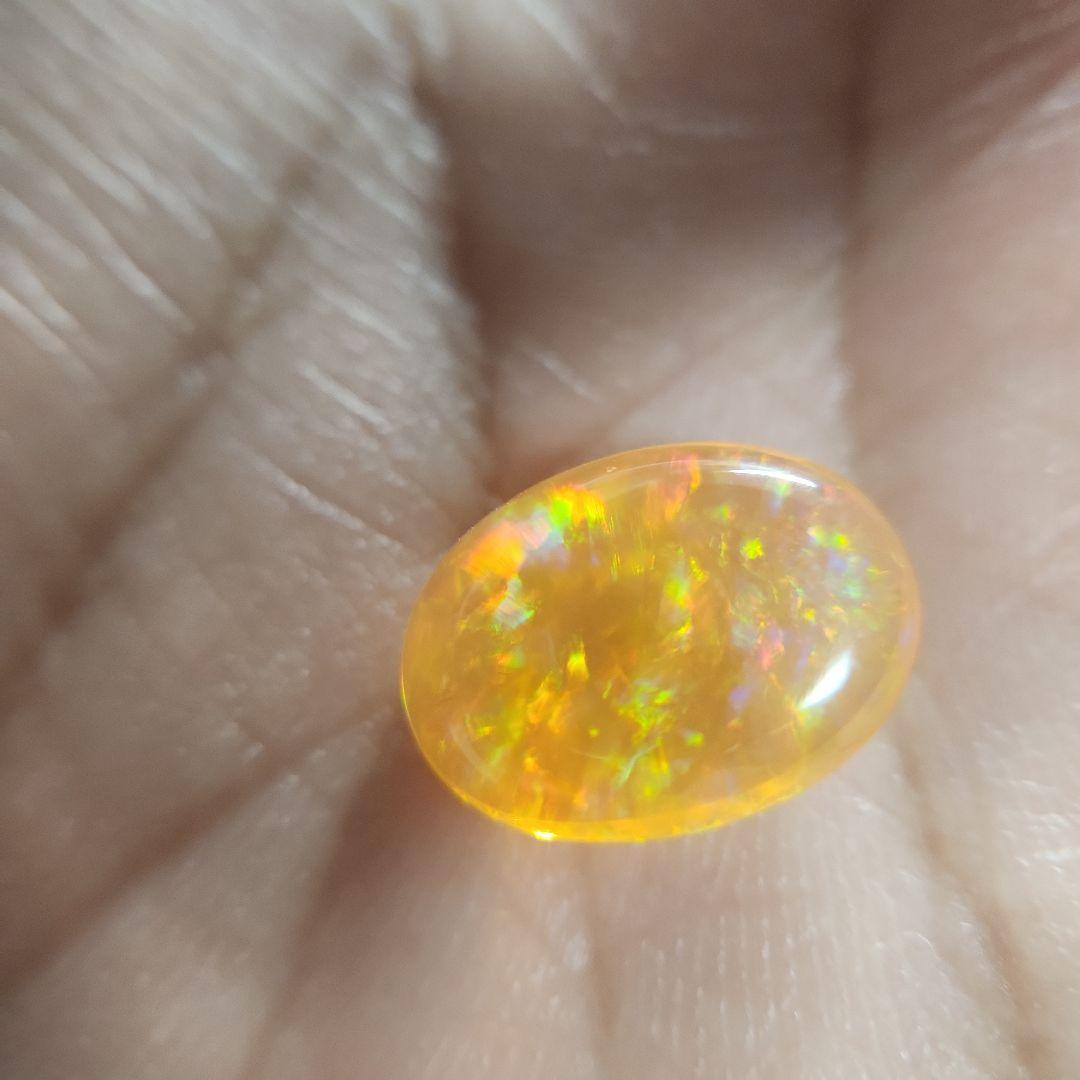高品質天然ファイアーオパール 3.405ct