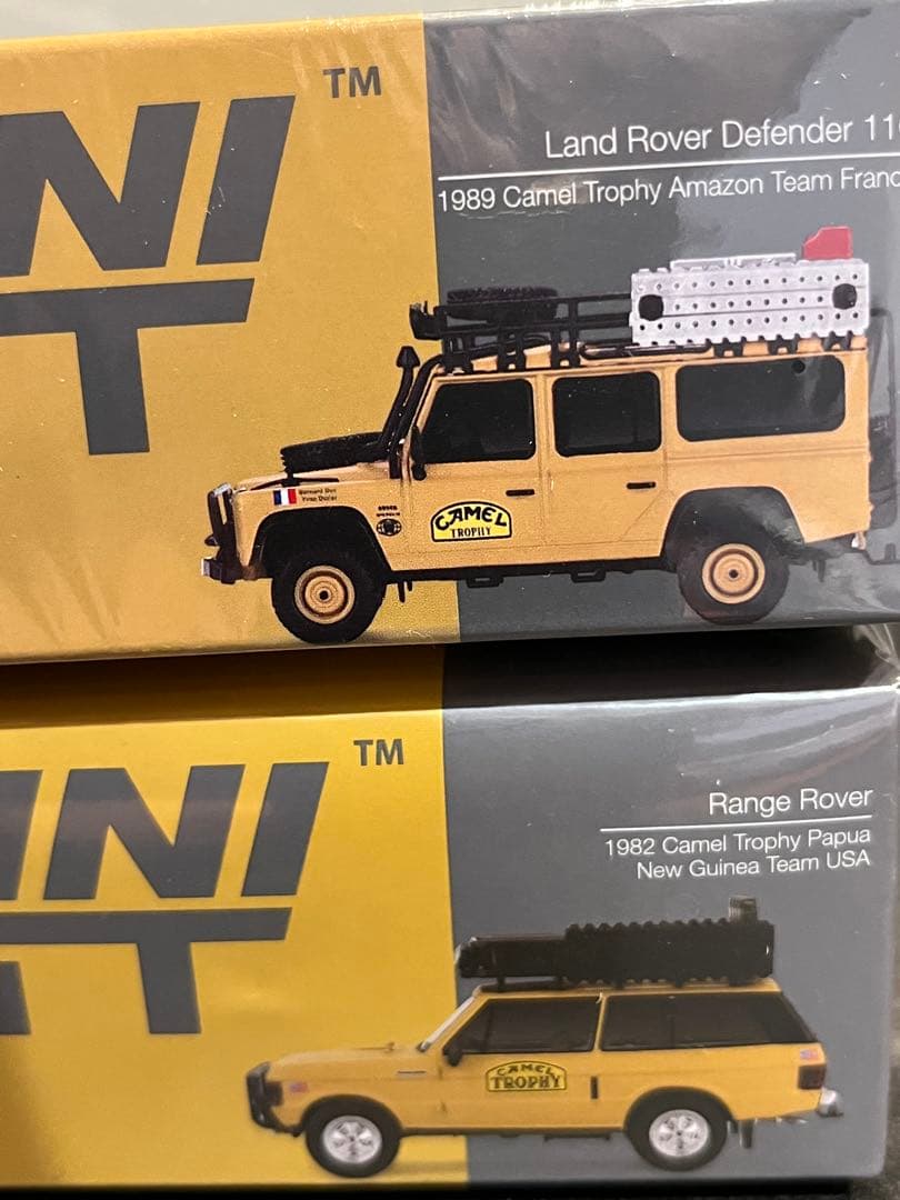 新品！2台セット！MINI-GTランドローバーディフェンダー レンジローバー