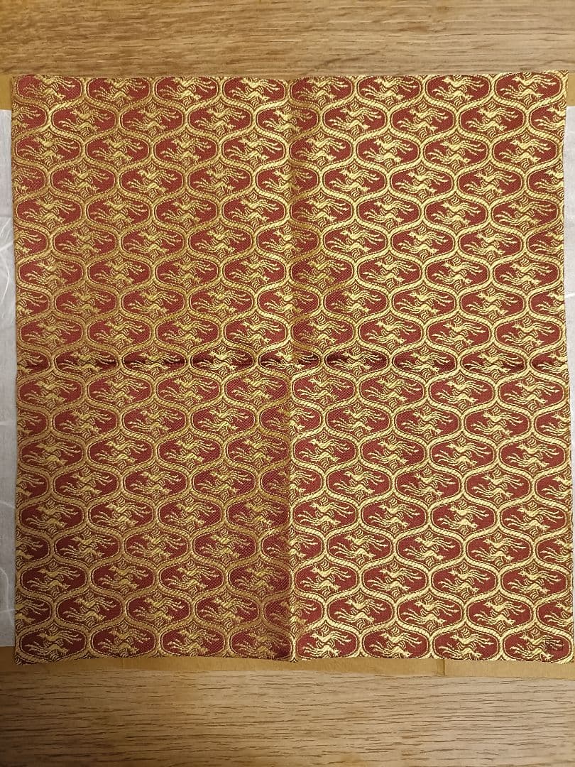 ④鵬雲斎宗匠御好 鵬祥錦帛紗　(木箱入)　龍村美術　土田友湖