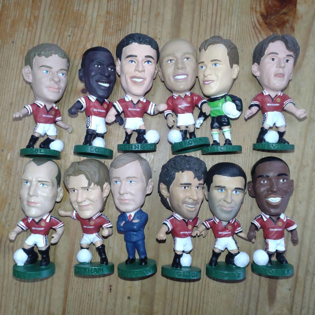 【レア】マンチェスターUTD 1999 チームパック 12体 サッカーフィギュア
