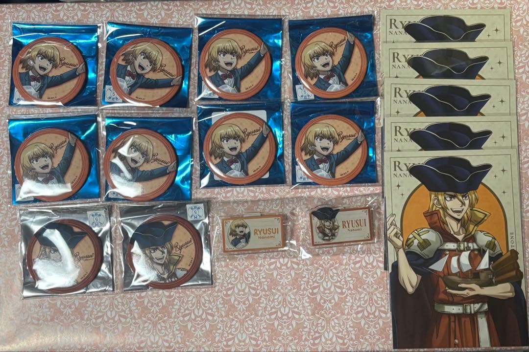 Dr.STONE 缶バッジ　アクリルネームプレート　ロフト