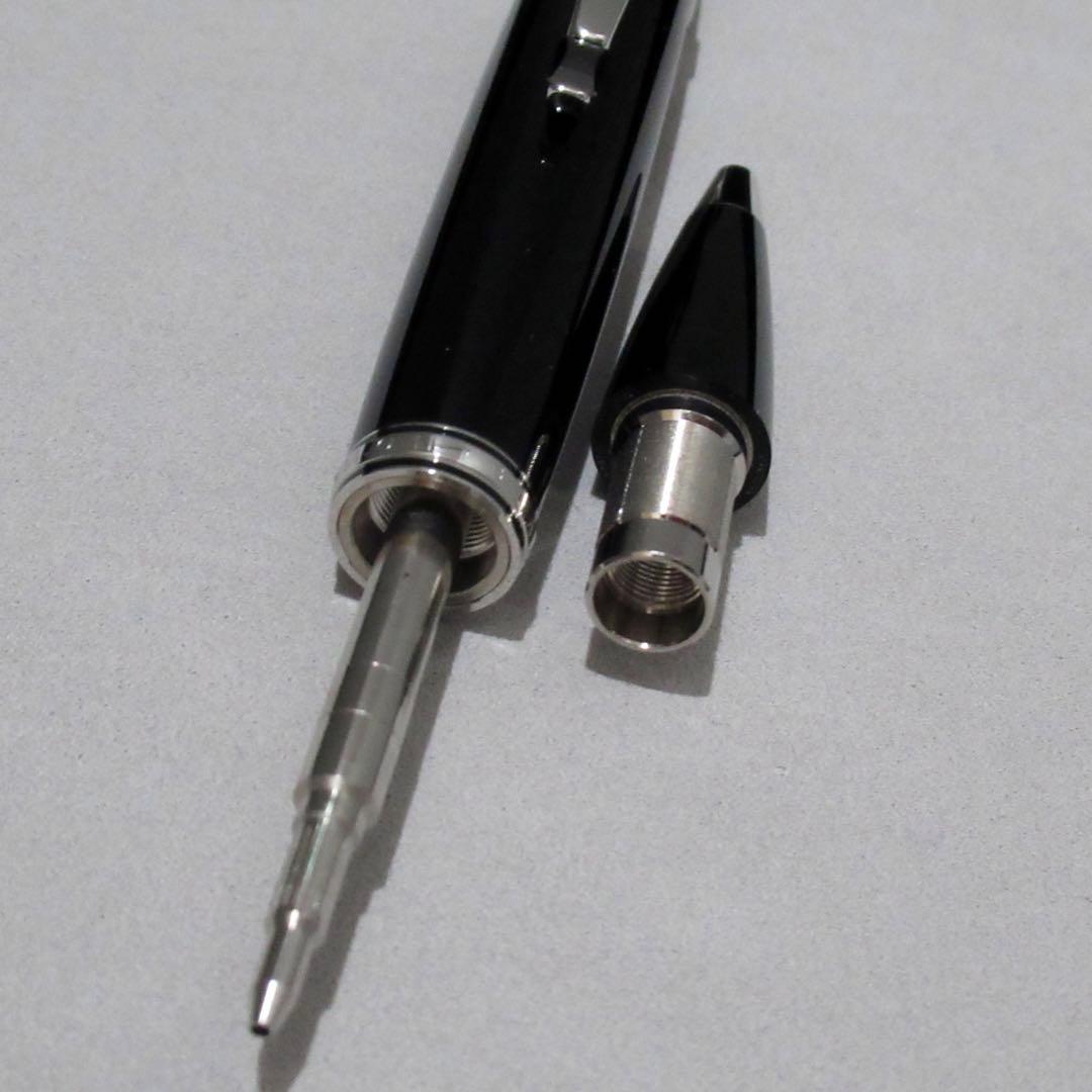 モンブラン シャープペンシル ボエム プラチナ色 ノワール 0.9mm