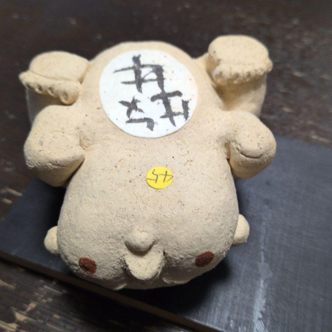 小林牧牛さんのお相撲さんの陶人形