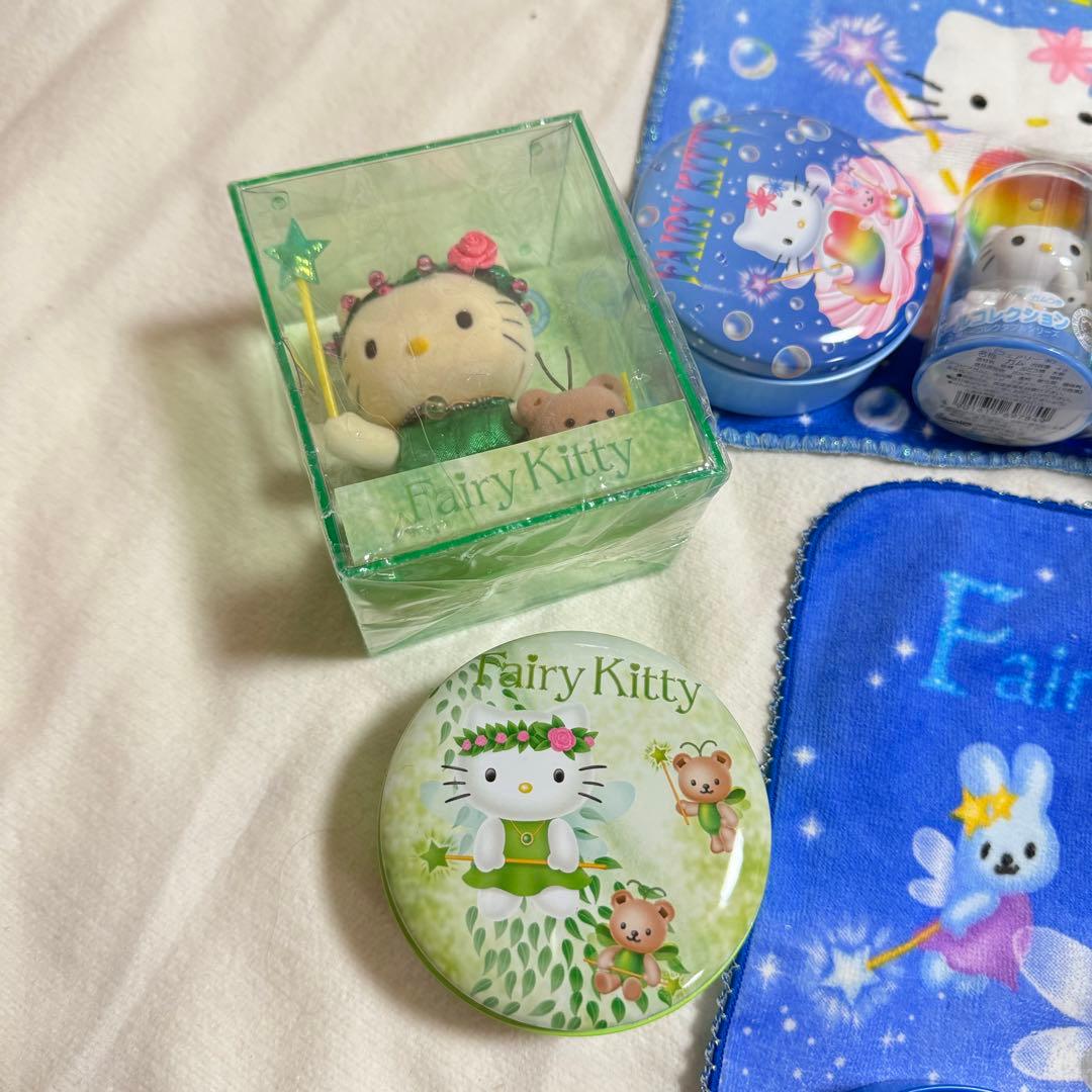 サンリオ　ドールコレクション　フェアリーキティ マスコット ハンカチ 小物入れ