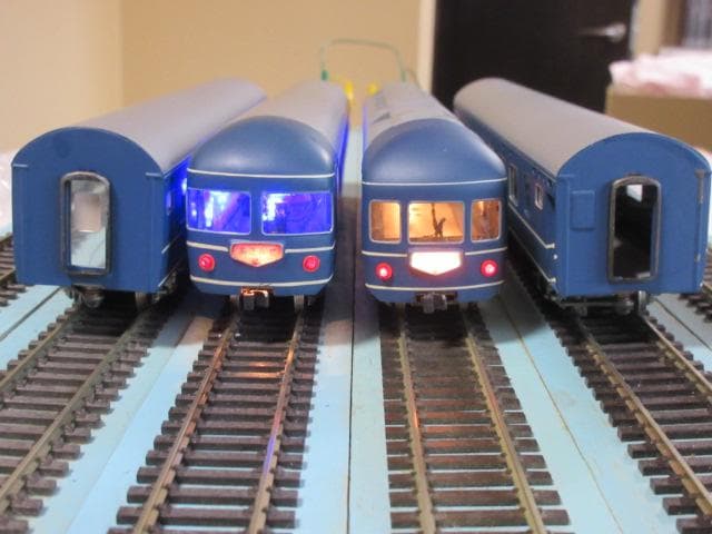 国鉄 20系 特急形客車 4両セット HOゲージ (金属・カツミ製）