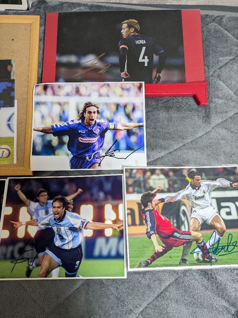 サッカー選手 サイン直筆