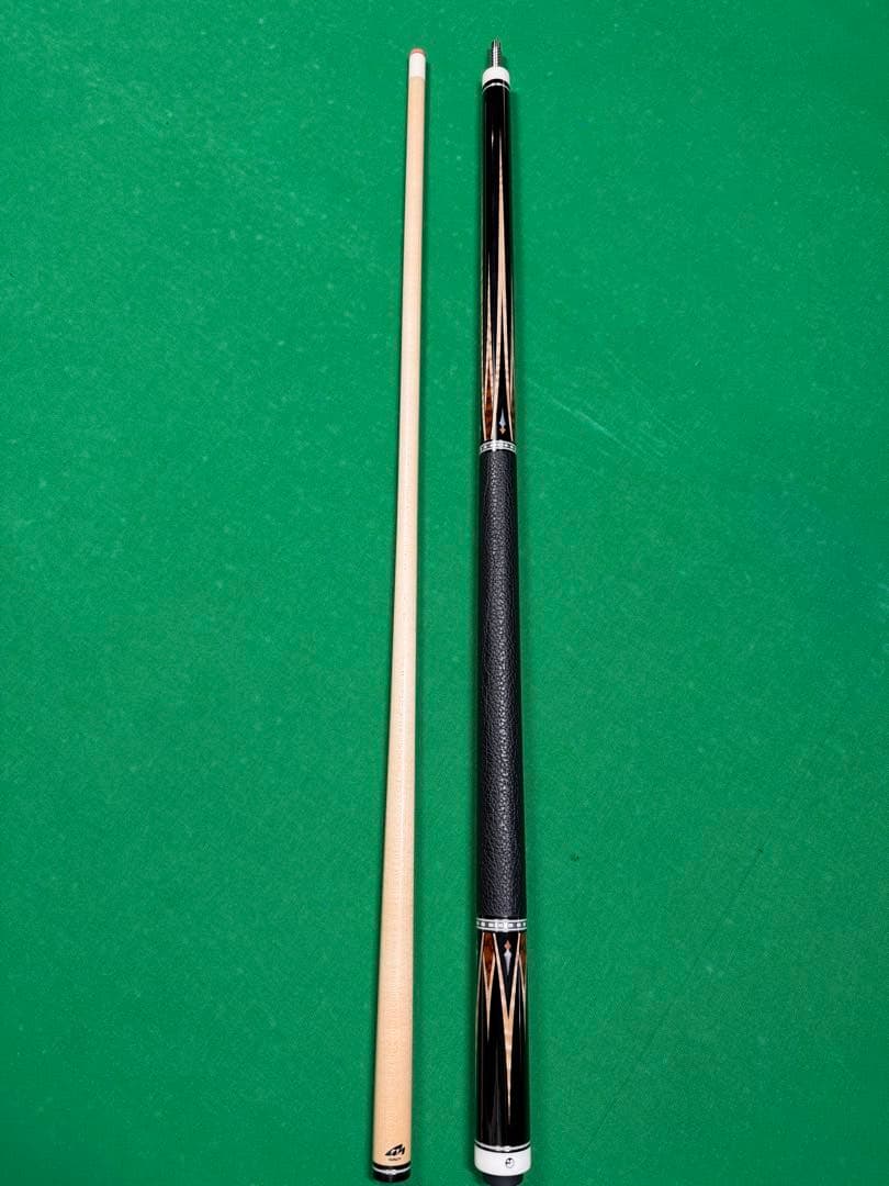 EXCEED ビリヤードキュー 木製 ストライプ