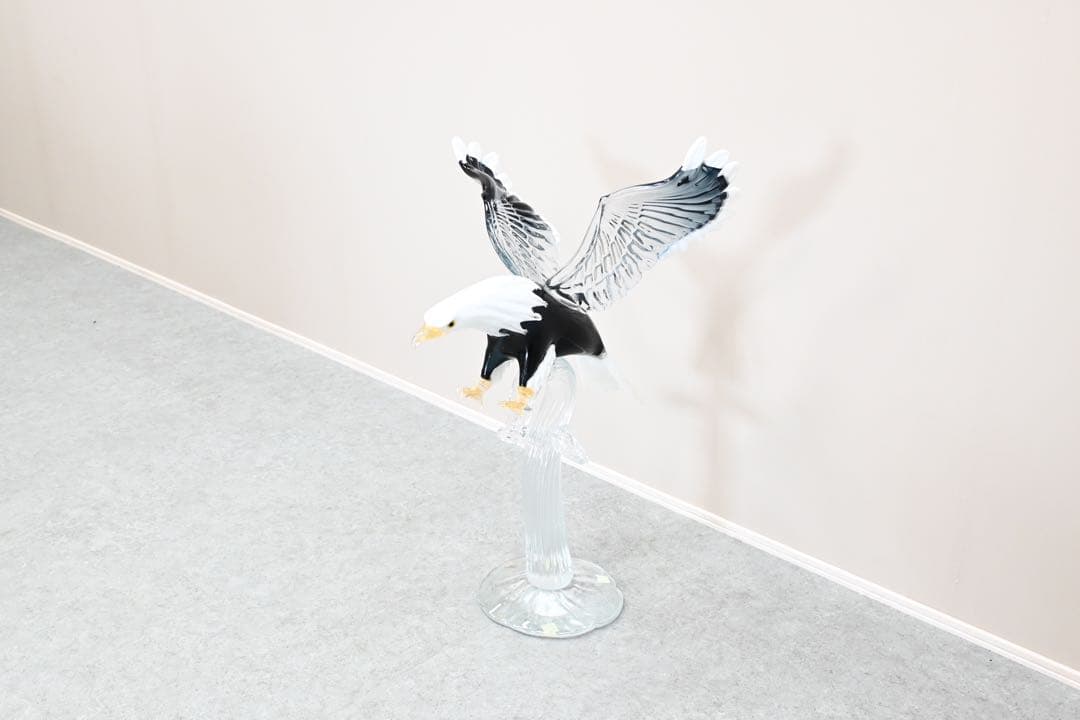 【極美品】Zanetti Murano ザネッティ ムラーノガラス 220万 鷲