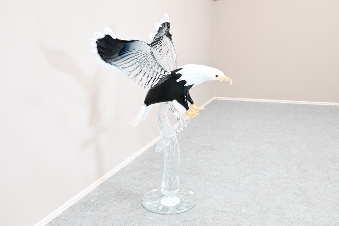 【極美品】Zanetti Murano ザネッティ ムラーノガラス 220万 鷲