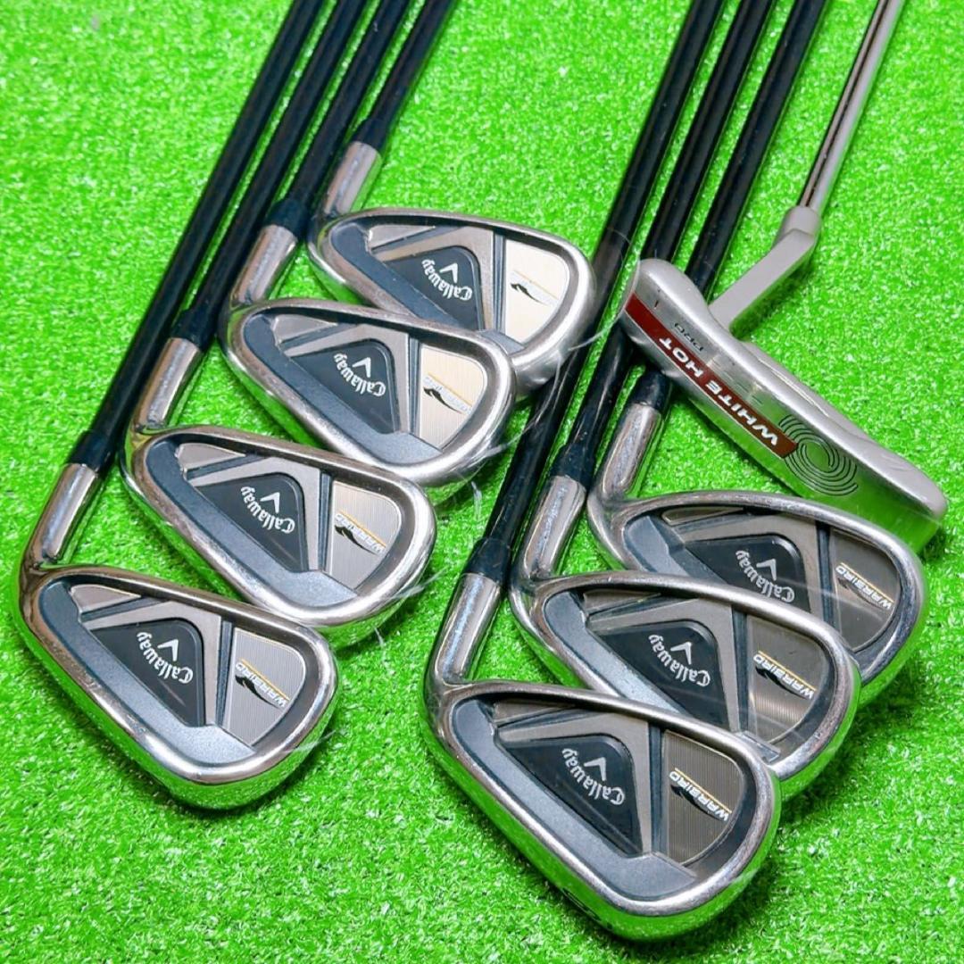 キャロウェイ ウォーバード 現行モデル 10本セット メンズゴルフ 初心者 入門