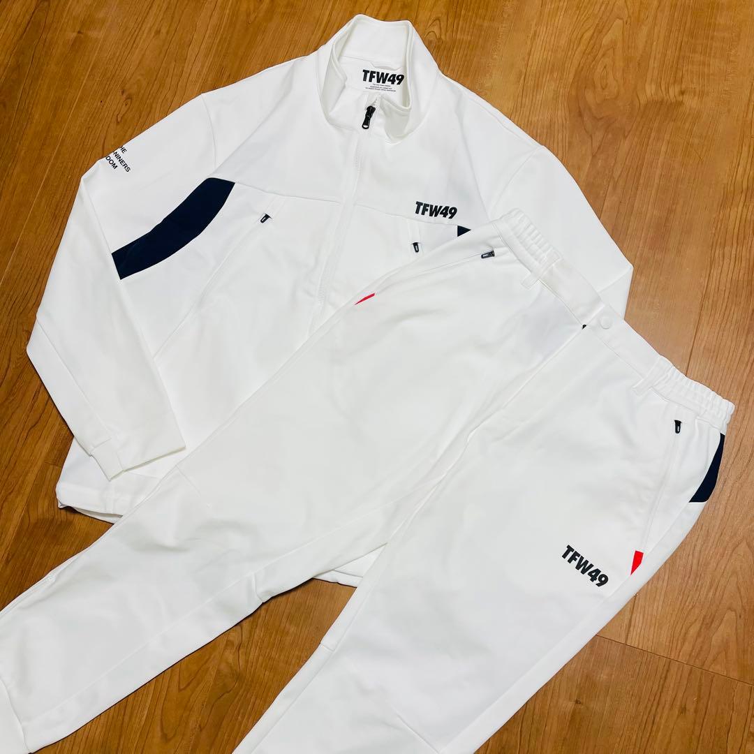 定価8.7万　TFW49 MULTIセットアップ　ホワイト　ジャージ L ゴルフ