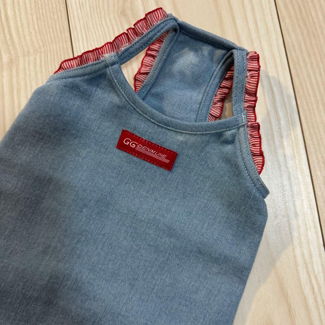 美品　アトリエgg デニムワンピース ローラ 19ハーフ