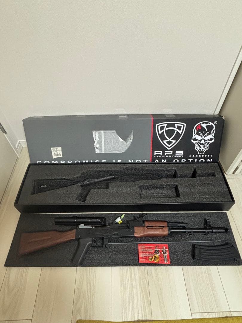 APS製　AK47 次世代電動ガン ブラック・ウッド　動作未確認