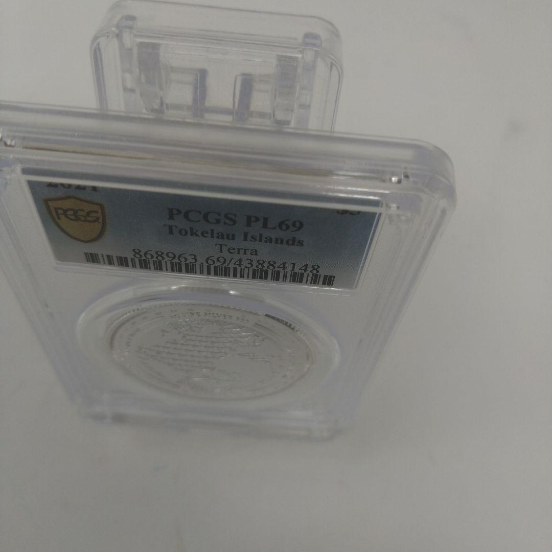 準最高鑑定 トケラウ ＄5 2021 1oz銀貨 PCGS-PL69