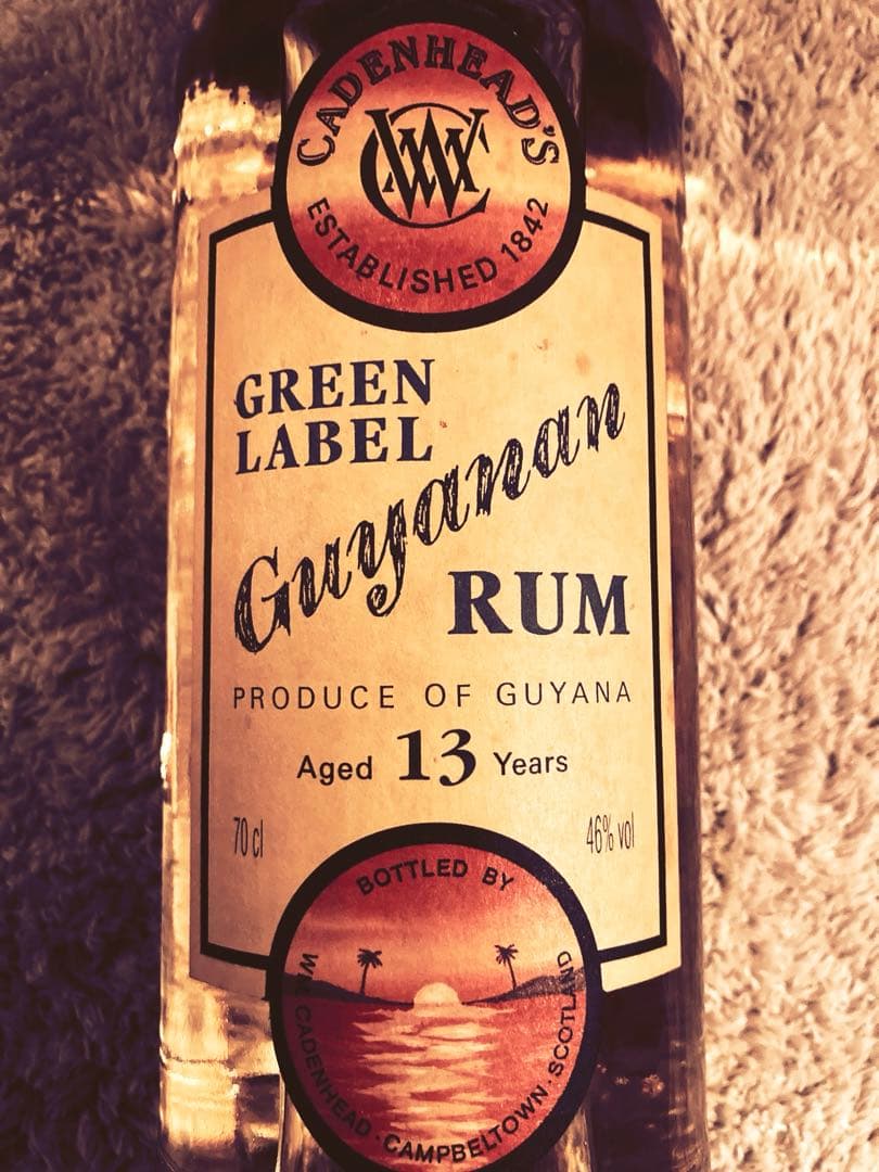 希少 ガイアナラム13年  ケイデンヘッド グリーンラベル