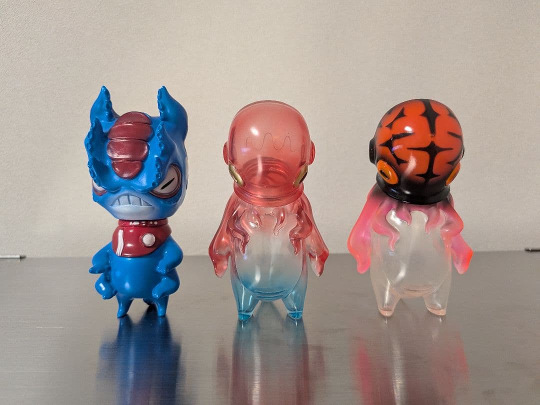 ユーキデイドリーマー　タコツボン×2　クトゥー×1　ソフビ　バラ売り不可