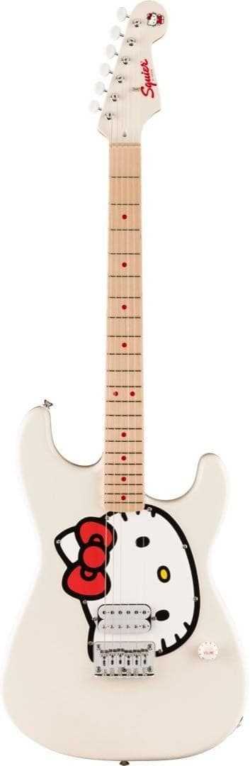 ギター Hello Kitty Stratocaster Limited White