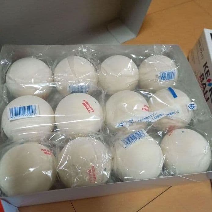 新品　アカエム　ケンコー　ソフトテニスボール48　グリップテープ　空気入